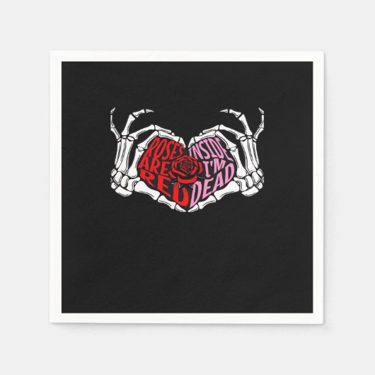 Zijn gelezen Inside I'm Dead - Sarcastische Valent Servet (Voorkant)