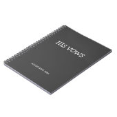 ZIJN GELOFTE NOTITIEBOEK (Linkerzijde)