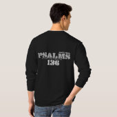 Zijn genade blijft bestaan t-shirt (Achterkant volledig)