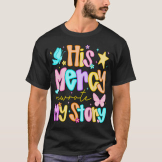 Zijn genade herschreef mijn verhaal Prettig kerstf T-shirt