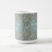 "Zijn genade is elke morgen nieuw" Floral Mok (Center)