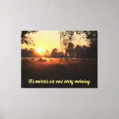 Zijn genade is elke ochtend nieuw canvas afdruk (Voorkant)