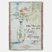 Zijn genade is elke ochtend nieuw deken (Voorkant Verticaal)