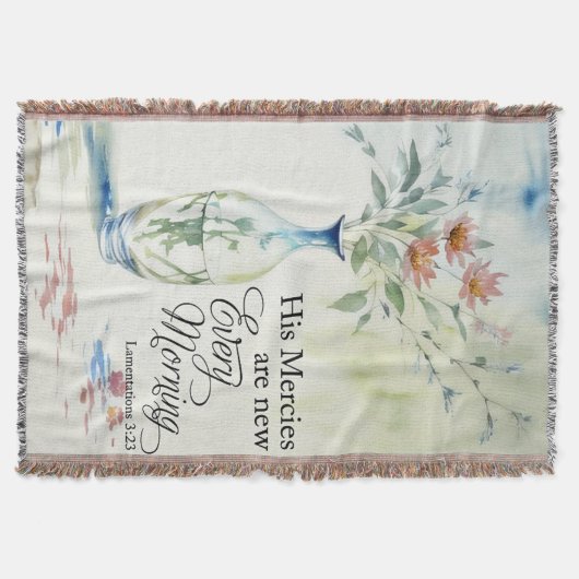 Zijn genade is elke ochtend nieuw deken (Voorkant)