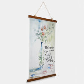 Zijn genade is elke ochtend nieuw hangend wandkleed (Gebogen)