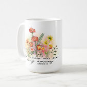 Zijn genade is elke ochtend nieuw koffiemok (Voorkant links)