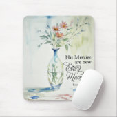 Zijn genade is elke ochtend nieuw muismat (Met muis)