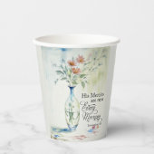 Zijn genade is elke ochtend nieuw papieren bekers (Voorkant)