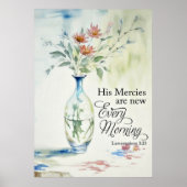 Zijn genade is elke ochtend nieuw poster (Voorkant)