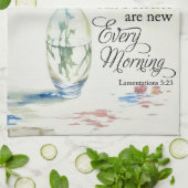 Zijn genade is elke ochtend nieuw theedoek (Gevouwen)