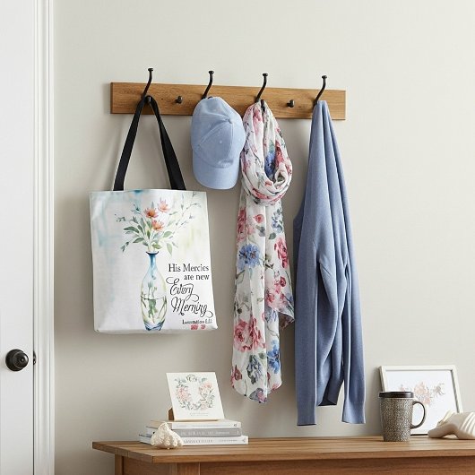 Zijn genade is elke ochtend nieuw tote bag