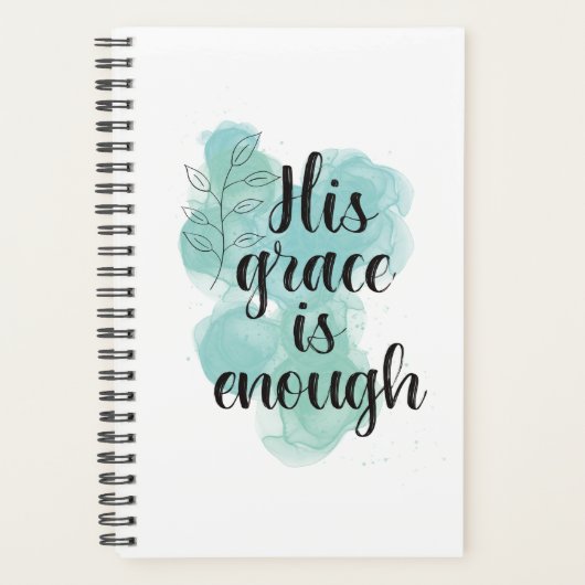 Zijn genade is genoeg planner (Voorkant)