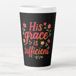 Zijn genade is Toereikend Latte Mok