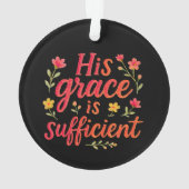 Zijn genade is Toereikend Ornament (achterkant)