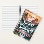 Zijn genade is voldoende Christelijke vrouwen dagb Notitieboek (Binnen)