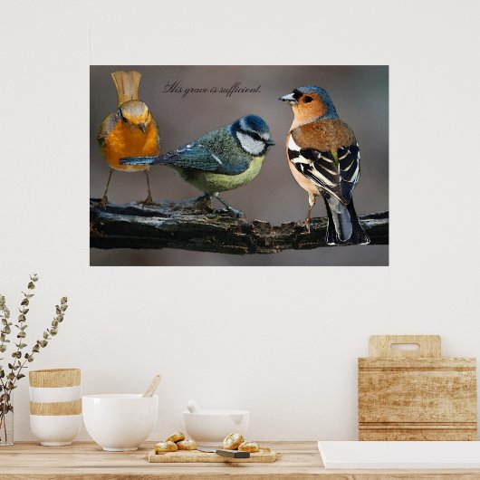 Zijn genade is voldoende. poster (Keuken)