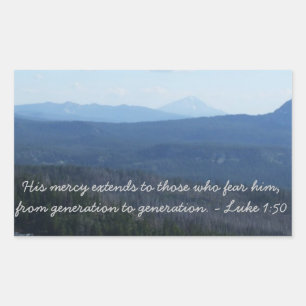 Zijn genade rechthoekige sticker