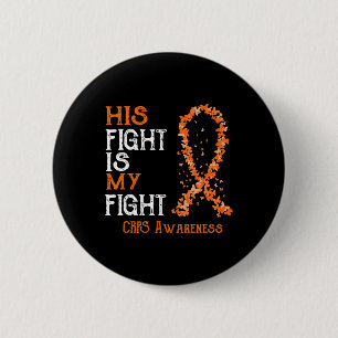 Zijn gevecht is mijn gevecht CRPS bewustzijn 1 Ronde Button 5,7 Cm