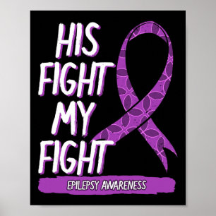 Zijn gevecht is mijn gevecht epilepsie aanval Paar Poster