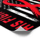 Zijn gevecht is mijn gevecht kleinzoon hart- en va poster (Hoek)