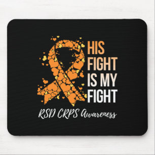 Zijn gevecht is mijn gevecht RSD CRPS Awareness 1 Muismat