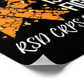 Zijn gevecht is mijn gevecht RSD CRPS Awareness 1 Poster (Hoek)