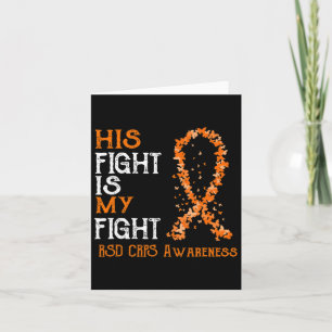 Zijn gevecht is mijn gevecht RSD CRPS Awareness 3 Kaart