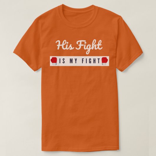 Zijn gevecht is mijn gevecht t-shirt (Design voorkant)