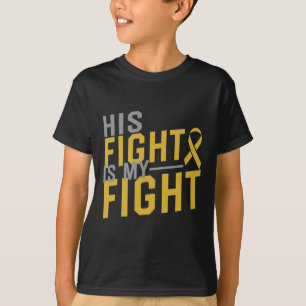 Zijn gevecht is mijn strijd tegen kanker uit mijn t-shirt
