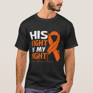 Zijn gevecht is mijn Vecht MULTIPLE SCLEROSE BEWUS T-shirt