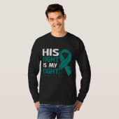 Zijn gevecht is mijn vechtspad t-shirt (Voorkant volledig)