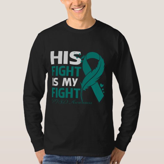 Zijn gevecht is mijn vechtspad t-shirt (Voorkant)