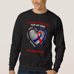 Zijn gevecht is mijn 'Vight Son CHD Heart Disease  Trui