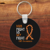 Zijn gevecht is My Fight CRPS Awareness 1 Sleutelhanger (Voorkant)