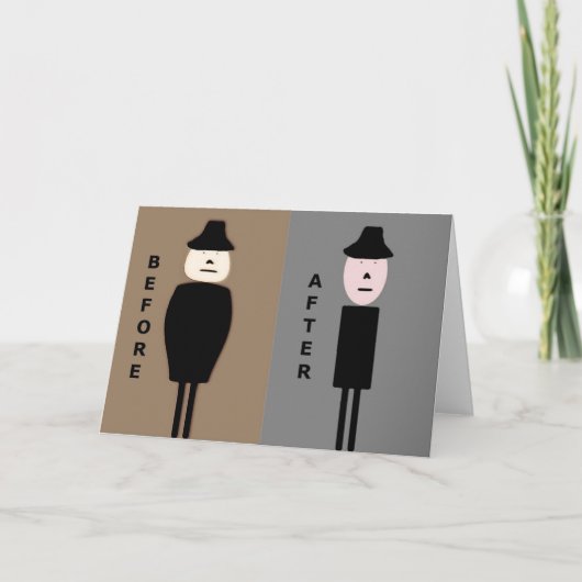 Zijn gewichtsverlies aanmoediging voor na kaart (Voorkant)