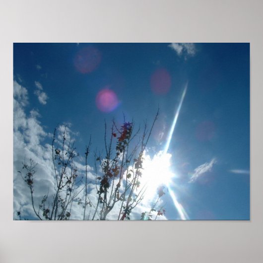 Zijn glorie in de hemel poster (Voorkant)