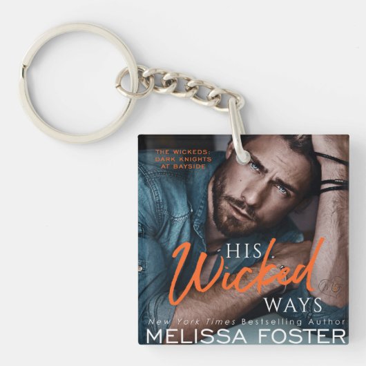 Zijn goddeloze manieren Keyring Sleutelhanger (Voorkant)