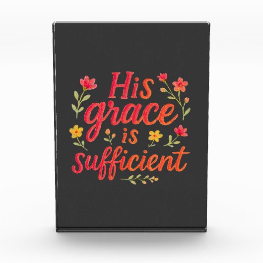 Zijn Grace is voldoende Fotoblokken (Voorkant)