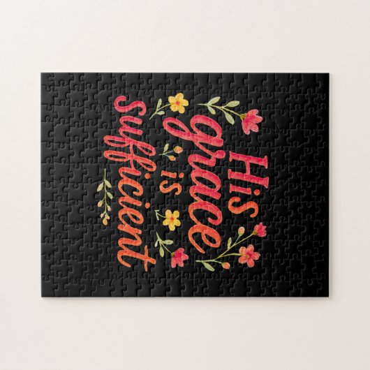 Zijn Grace is voldoende Legpuzzel (Horizontaal)