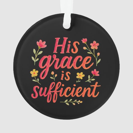 Zijn Grace is voldoende Ornament (achterkant)