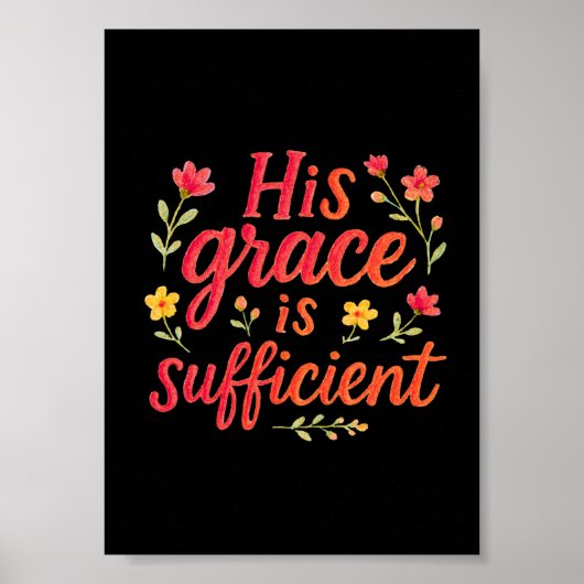 Zijn Grace is voldoende Poster (Voorkant)