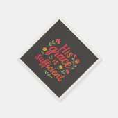 Zijn Grace is voldoende Servet (Hoek)