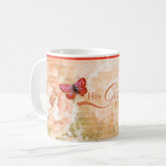 Zijn Grace Koffiemok (Voorkant links)