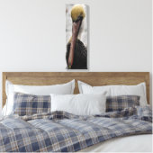 Zijn grond vasthouden canvas afdruk (Insitu (Slaapkamer))