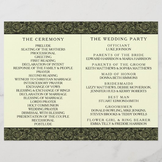 Zijn & haar Art Deco Silhouette Wedding Collectie (Achterkant)