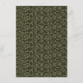 Zijn & haar Art Deco Silhouette Wedding Collectie Menu (Achterkant)