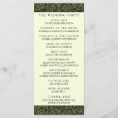 Zijn & haar Art Deco Silhouette Wedding Collectie Programmakaart (Achterkant)