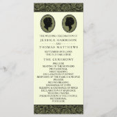 Zijn & haar Art Deco Silhouette Wedding Collectie Programmakaart (Voorkant)