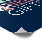 Zijn & Haar Hamer Whisk Couple Douche Cadeaubordje Poster (Hoek)