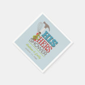 Zijn & Haar Hamer Whisk Handy Couple Shower Servet (Hoek)